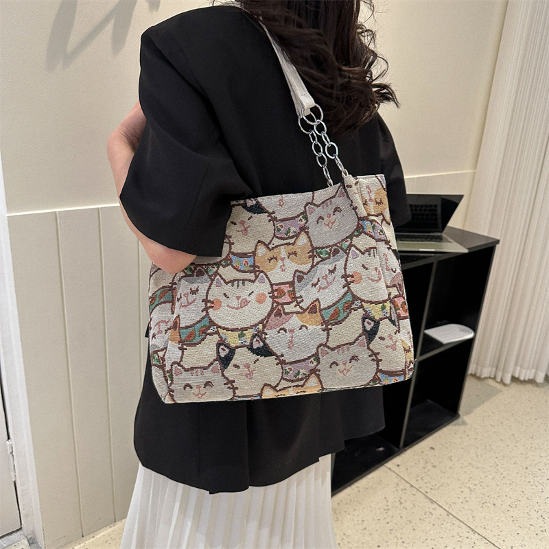 TAS TOTE BAG WANITA KULIAH KERJA KANTOR IMPORT RESLETING SHOULDER VOURITA PREMIUM TA806B7 COKLAT CANVAS BAHU KEKINIAN BATAM BRANDED FASHION REMAJA CEWEK MURAH