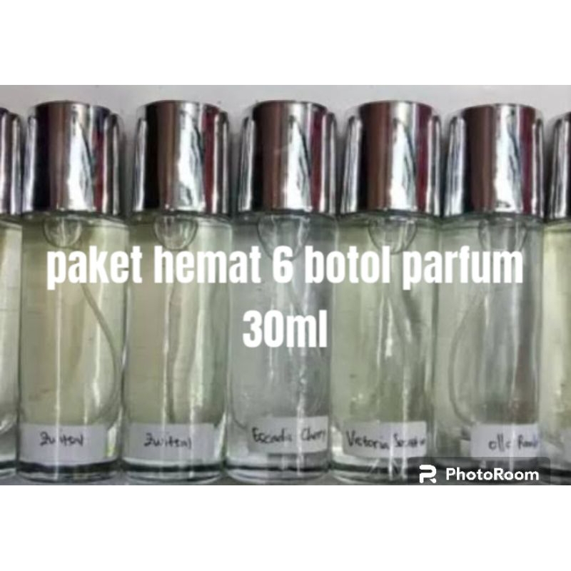 paket hemat 6 botol parfum 30ml