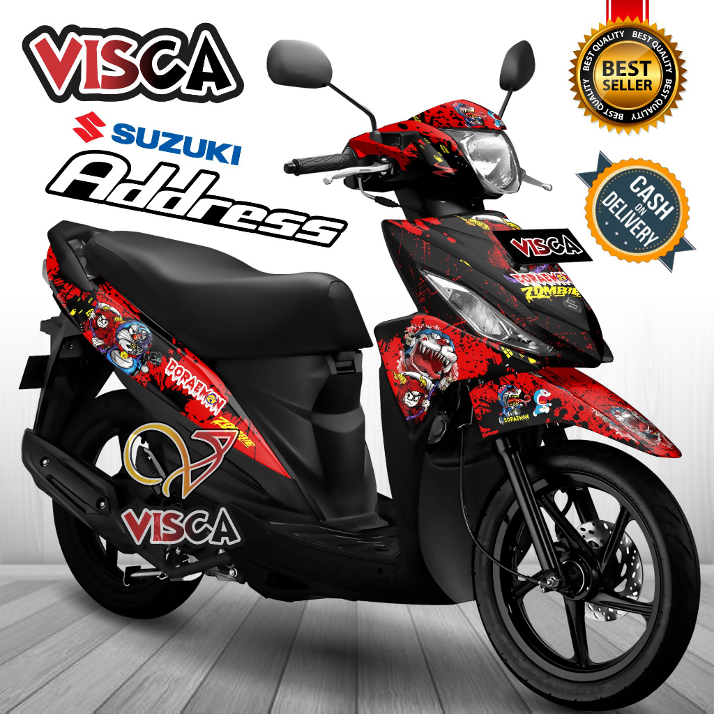 Decal Suzuki Address Full Body Stiker Suzuki Address Full Body Striping Suzuki Address Full Body Dor
