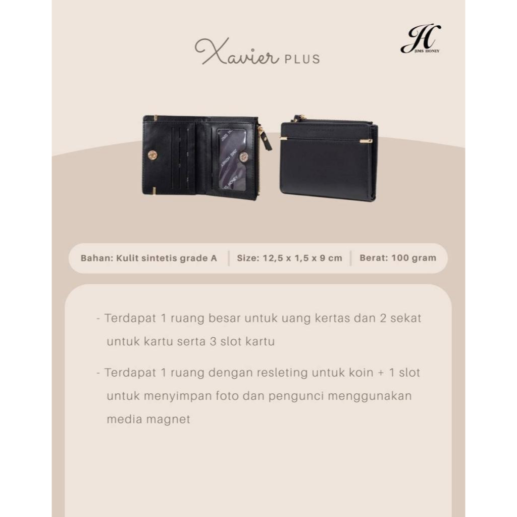 Xavier Plus Jims Honey Dompet Kecil Wanita