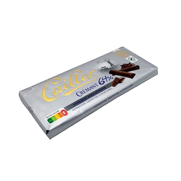 Coklat Cailler Cremant 64% Dark Chocolate 100 Gram