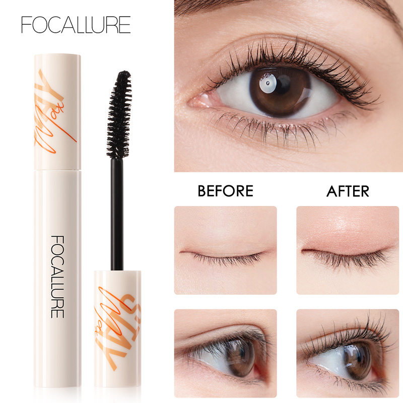 FOCALLURE Tahan air Maskara Curling Thick Eyelash Makeup