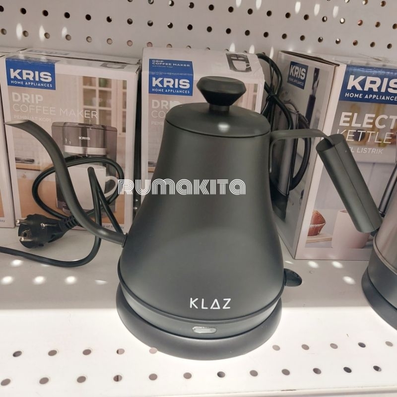 Klaz water kettle teko listrik gooseneck 800ml