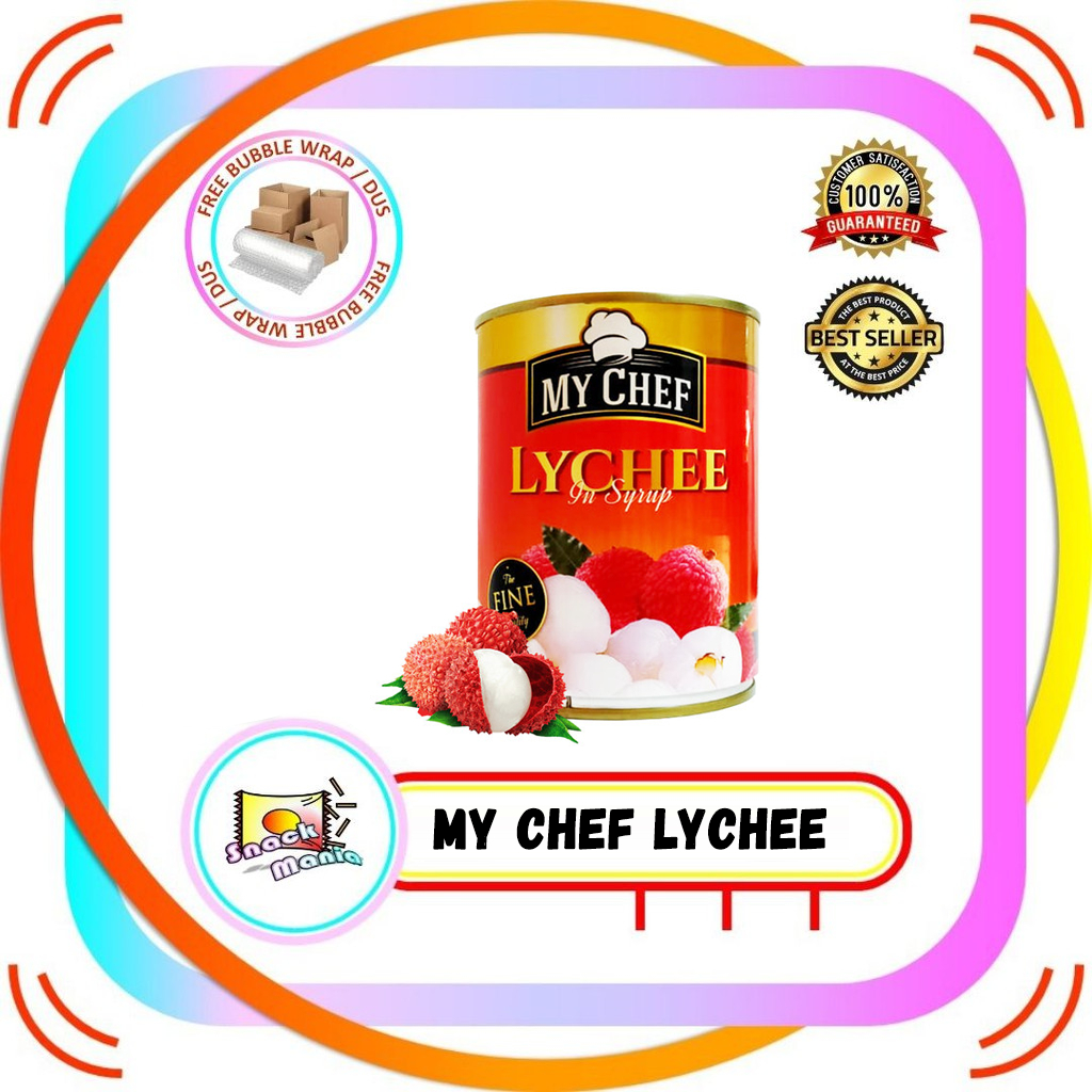 

My Chef Lychee in Syrup 565 gr Leci Kaleng