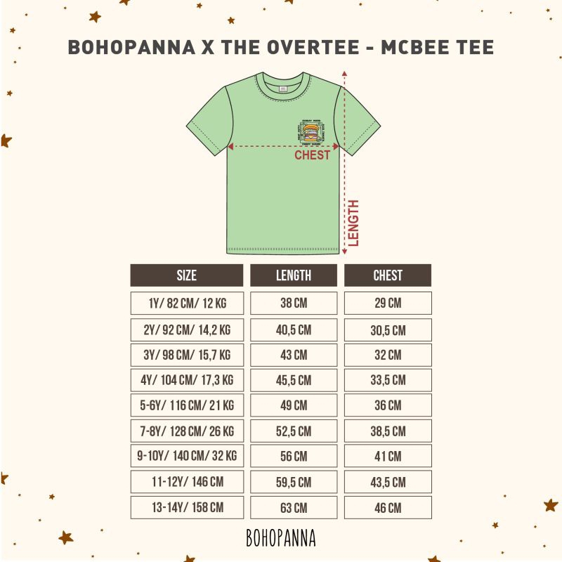 Bohopanna X The Overtee Mcbee Set - Setelan Boho Baby