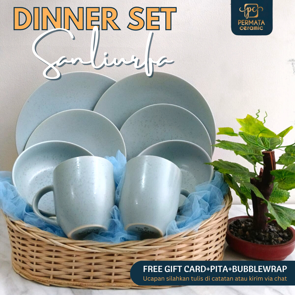 

Hampers Gift Wedding Dinner Set Keramik Series Sanliurfa | Parsel Keramik Gift Wedding/Birthday