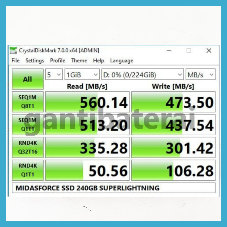 SSD Laptop Notebook Komputer SATA III 240GB 2.5 inch dan OS