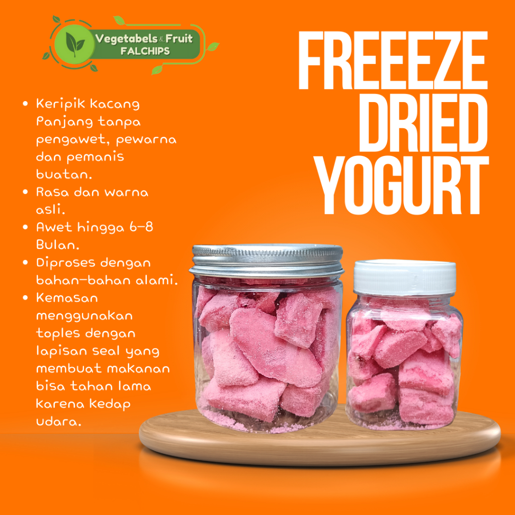 

PRODUK TERLARIS Yougurt Freeze Dried Probiotic Yoghurt Cube Fruits Cemilan Yogurt Buah Kering Snack Yogurt dengan Buah Kering