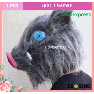 Topeng Cosplay Inosuke Chainsawman Import BISA COD