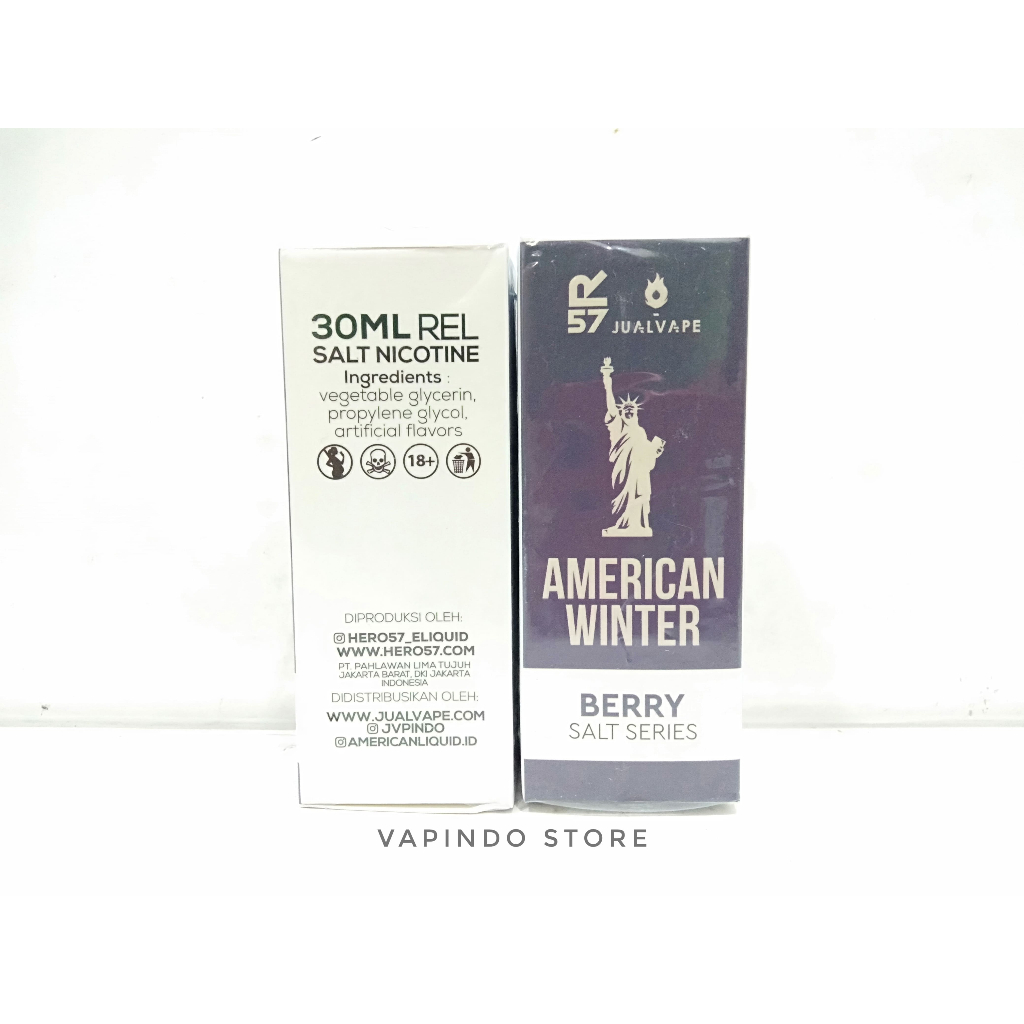 SALT AMERICAN WINTER BERRY 30ML SALTNIC BY HERO57 X JVPINDO