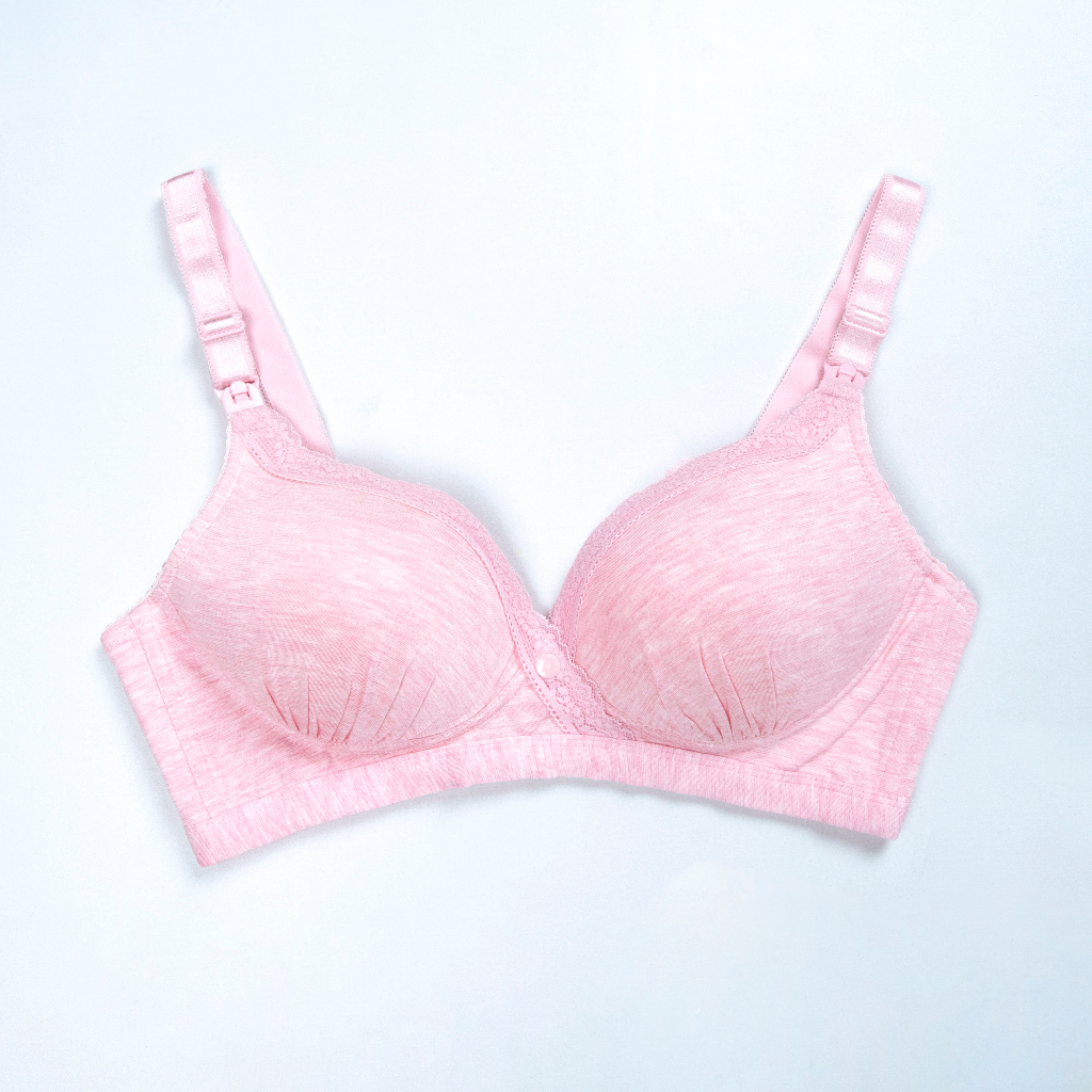 BEE - Bra Menyusui / Nursing Bra Tanpa Kawat Cup Besar Pakaian Dalam Ibu Menyusui AW1608