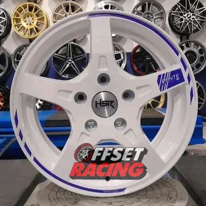 Velg Ring 15 HSR PENTE Original Velg Mobil R15 Ertiga Innova Luxio Grandmax Xtrail Putih