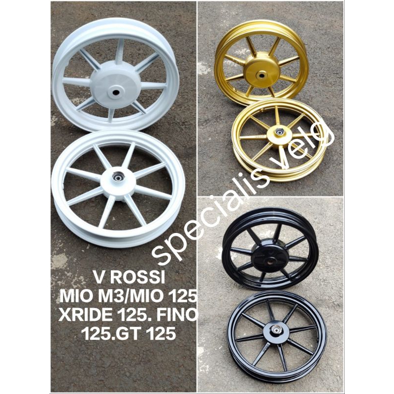 VELG PELAK RACING V ROSSI PALANG 8 MIO M3 MIO 125 MIO Z SOUL GT 125 X RIDE 125 MODEL COPY RCB PALANG