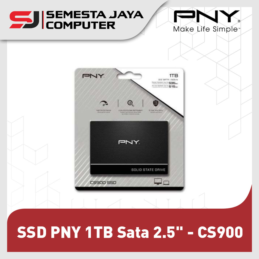 SSD PNY 1TB Sata 2.5&quot; - CS900