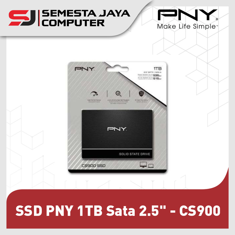 SSD PNY 1TB Sata 2.5&quot; - CS900