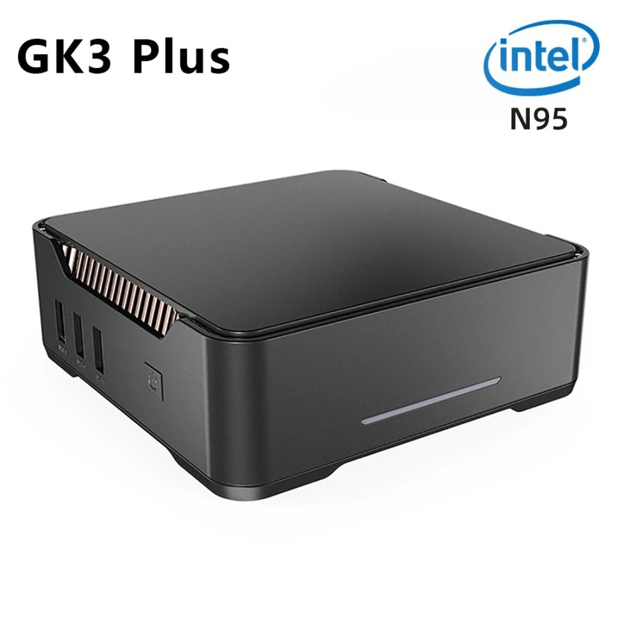 Mini PC GK3 Plus Intel Gen12 N95 Alderlake 8GB DDR4 256GB SSD HDMI VGA Windows 11 Pro