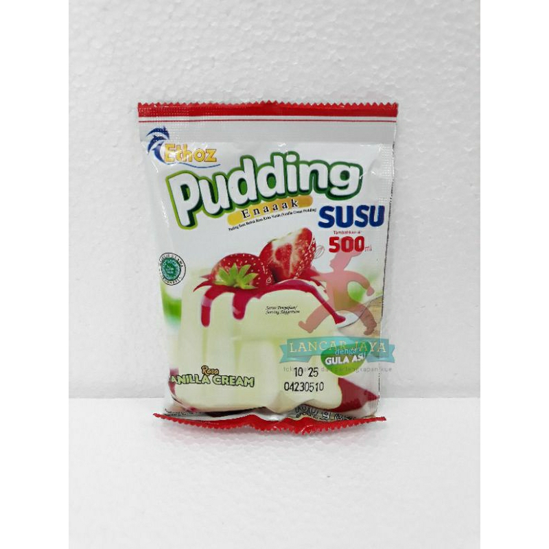 

Ethoz Pudding Susu Vanila Cream Sachet 100gr