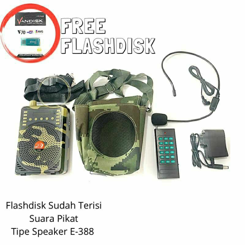 SPEAKER BERBURU HUNTING BONUS FLASDISK SUDAH ADA SUARA PIKAT