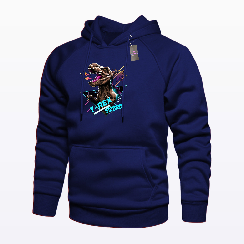 Zirdigo Sweater Hoodie Distro T-Rex Donosaurus Print Quality