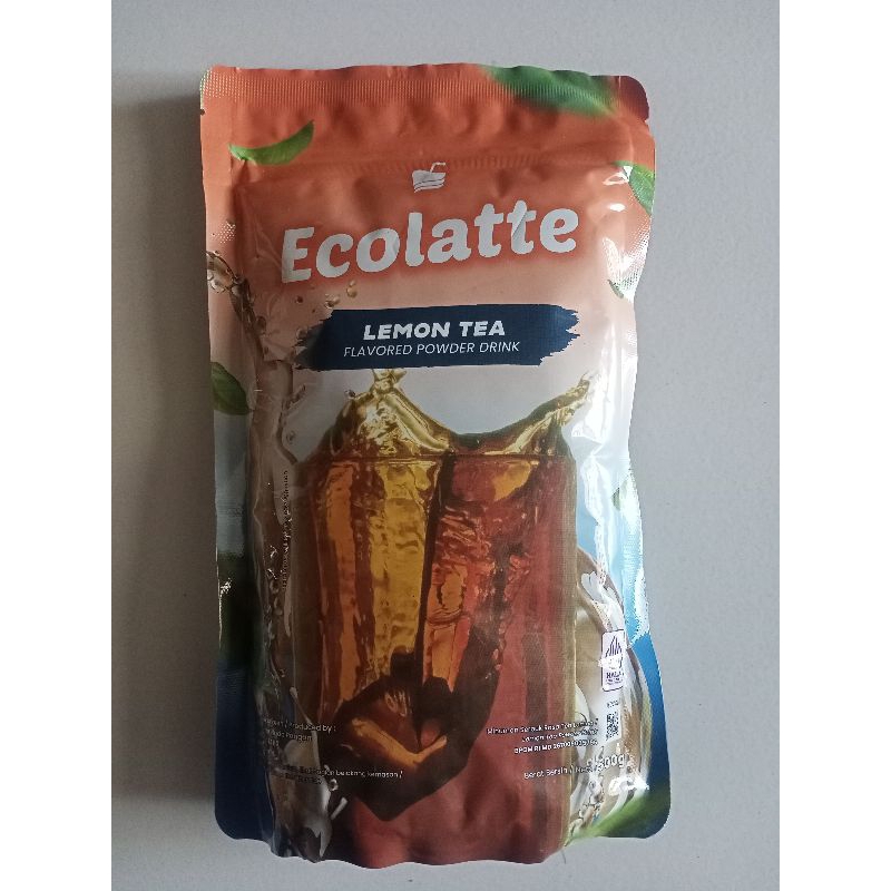 

BUBUK MINUMAN ANEKA RASA ECOLATTE RASA LEMON TEA (EX CHO' LATTE) 500 gram