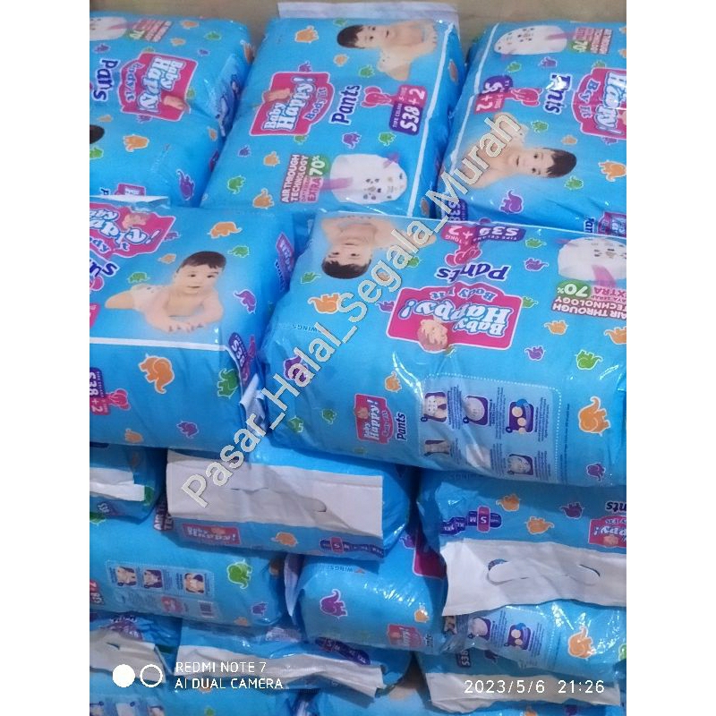 Baby Happy Pants Tipe Celana S40, M34, L30, XL26 - Baby Happy S40 - Baby Happy M36 - Baby Happy L30 - Baby Happy XL26 - Pampers Baby Happy S40-1