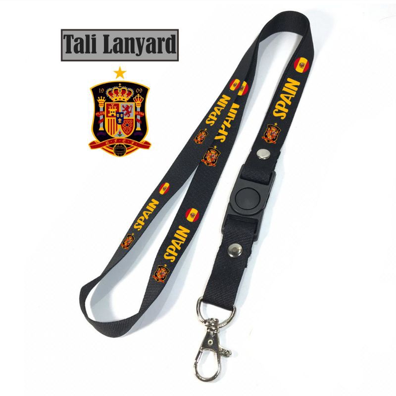 

Lanyard CLUB SPAIN FC tali lanyard CLUB BOLA gantungan kunci name tag id card kartu nama / lanyard podss vapee gantungan / bisa cod lanyard best seller lanyard hitam lanyard murah / oring lengkap