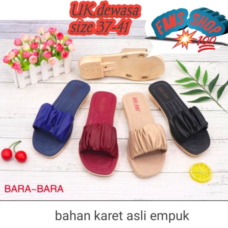 Sandal slop wanita original bara-bara(import)