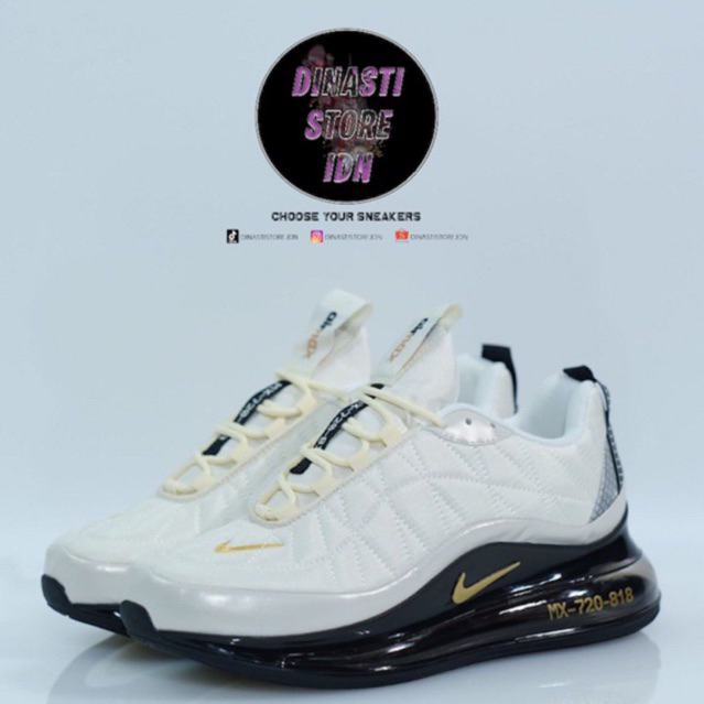 (DSIDN) Sepatu Nike Air Max 720-818 Cream Black "Beige Gold" Original 100% | Sepatu Original.