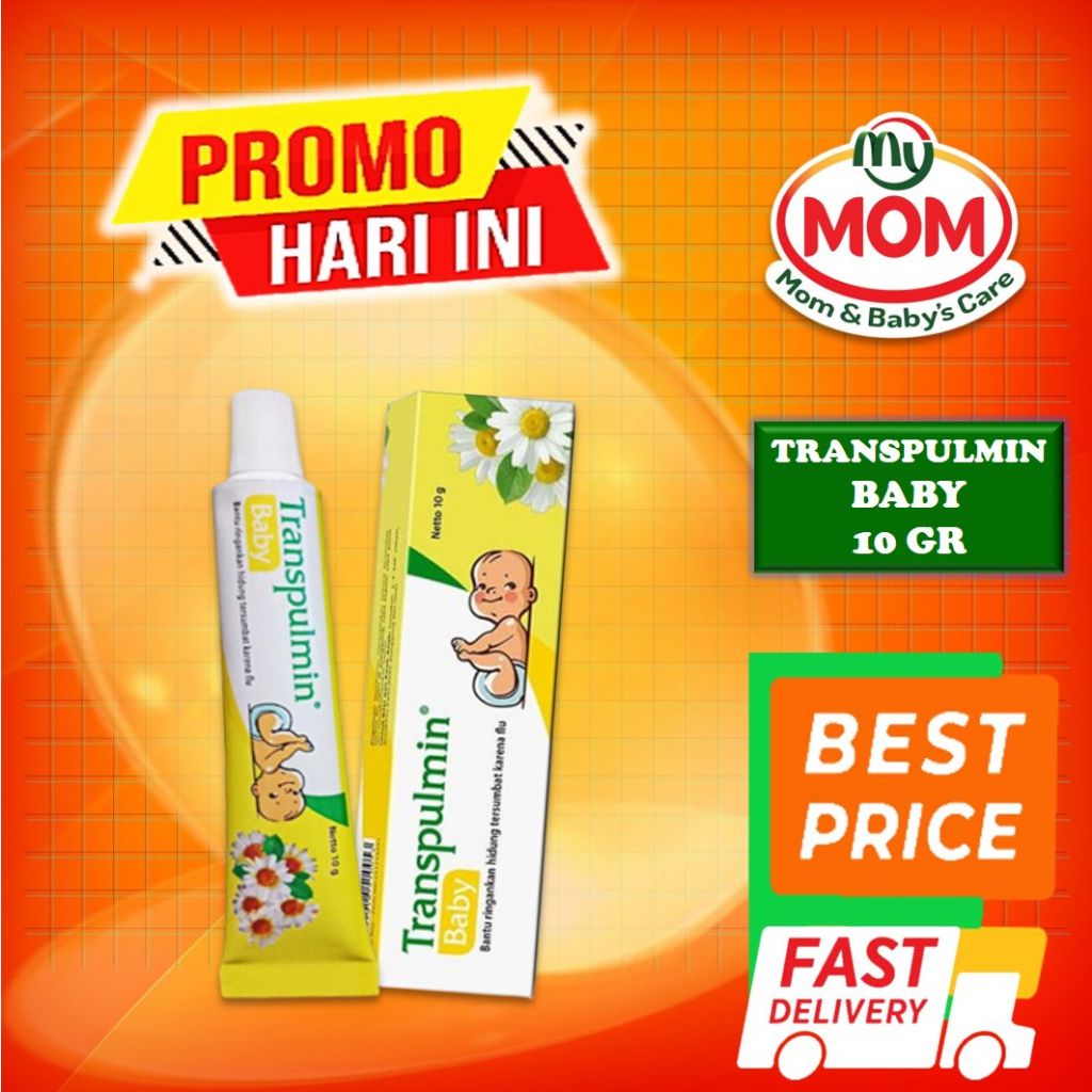 [BPOM] Transpulmin BABY Balsem 10gr / Transpulmin Balsam Bayi 10 gr / Balsem Bayi Hidung Tersumbat / MY MOM