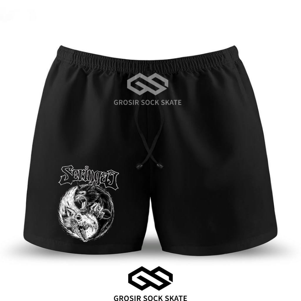 BOXER CELANA PENDEK MUSIC BAND SERINGAI