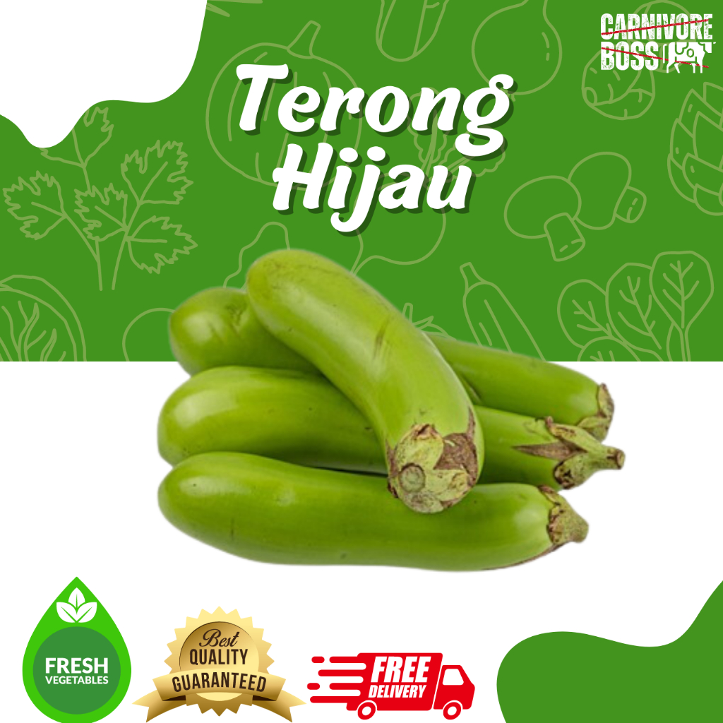 

TERONG HIJAU SUPER FRESH 1 KG / TERONG HIJAU / TERONG / SAYUR