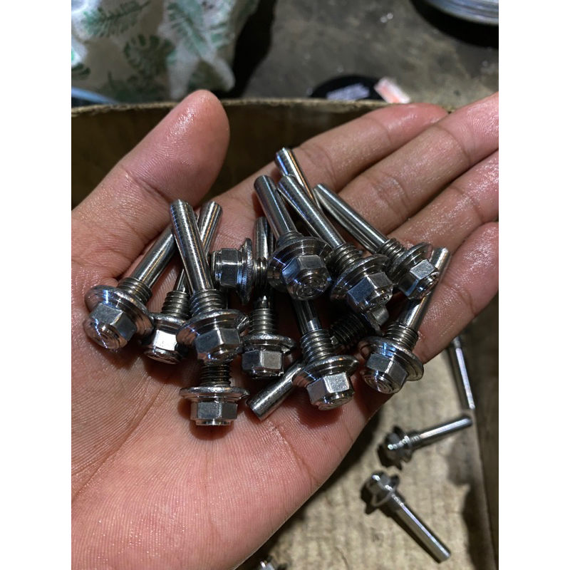 Baut lidah tensioner CB GL MP TIGER stainless handmade