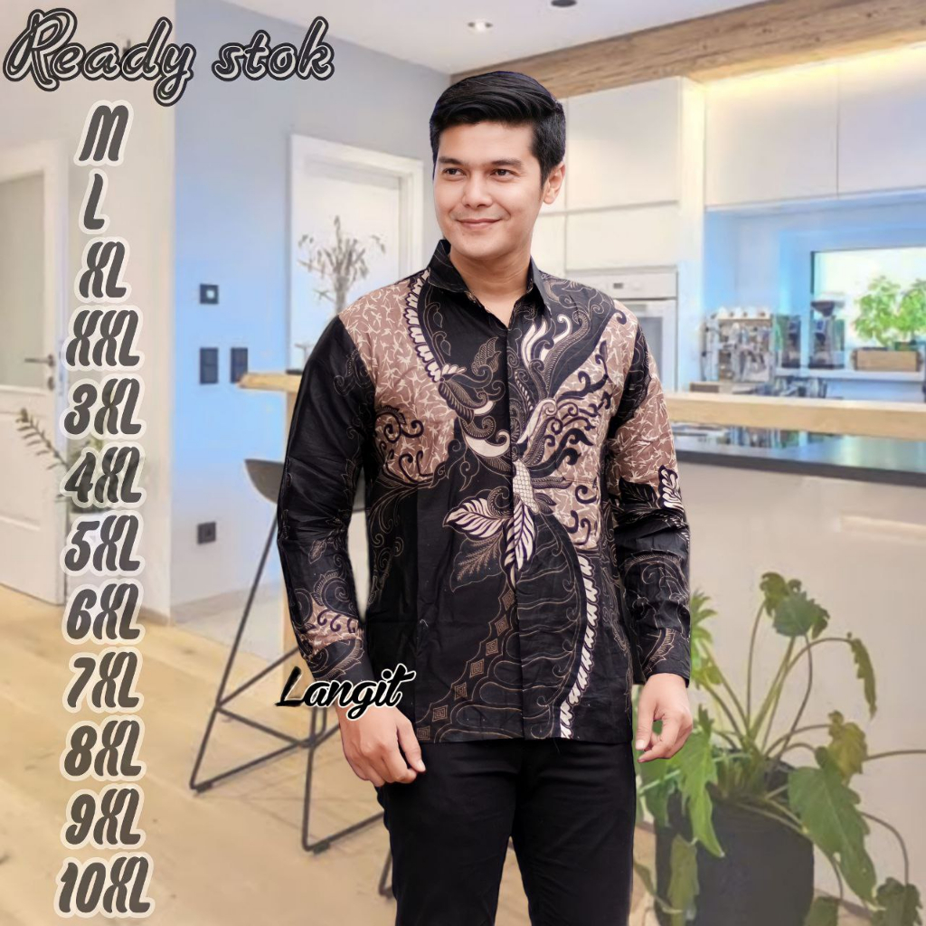 BATIK JUMBO M L XL XXL 3XL 4XL 5XL 6XL 7XL 8XL 9XL 10XL TERBARU KEMEJA BATIK PRIA LENGAN PANJANG DAN LENGAN PENDEK TERBARU BATIK MODERN KEKINIAN BAHAN KATUN PREMIUM