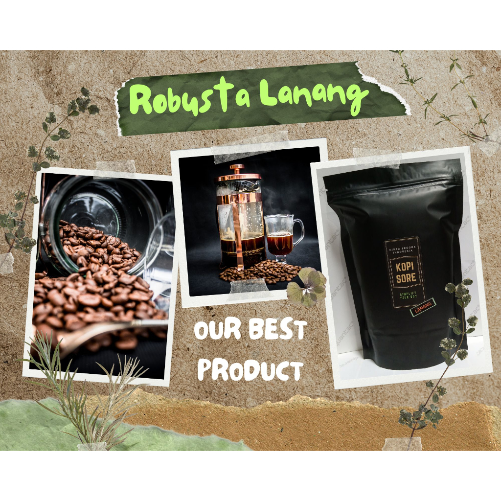 Kopi LANANG ROBUSTA LAMPUNG 100gr - Fresh Roasted