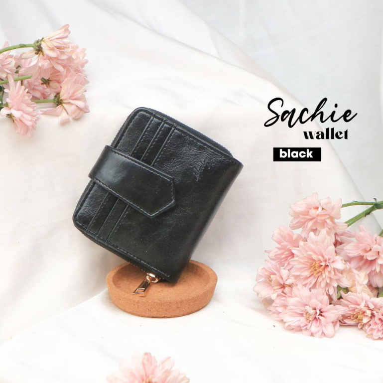 Dompet Wanita Kecil Hody Sachie Wallet Premium BLACK Hitam