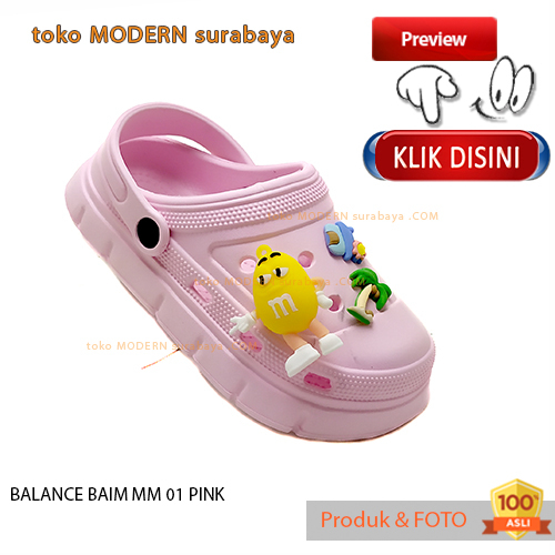 Sandal anak perempuan sandal bakpao ringan BALANCE BAIM MM 01