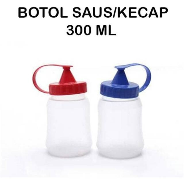 [SBR] BOTOL SAUS GEMOY 300ML / BOTOL KECAP UKURAN MINI ANTI TUMPAH DAN MULTIFUNGSI