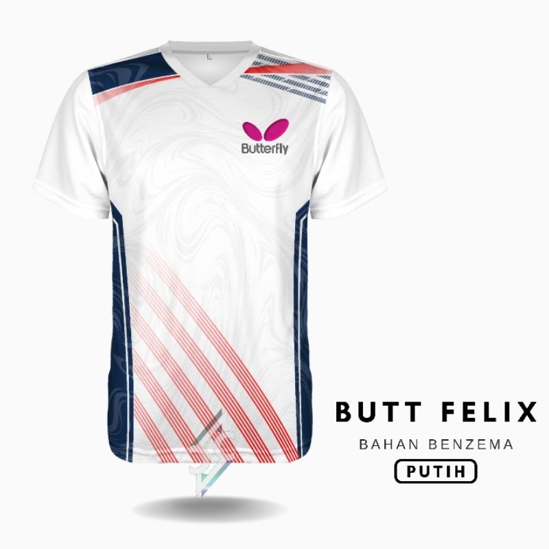 BPP-06 BUTT FELIX❗BAJU PING-PONG DEWASA BAJU TENIS MEJA JERSEY PING-PONG PRINT