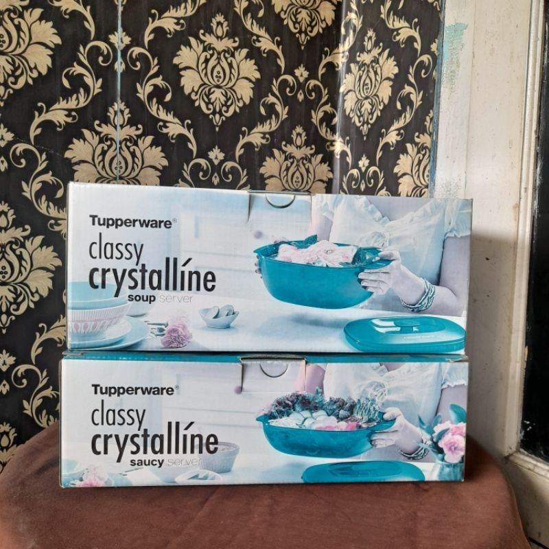 TUPPERWARE CLASSY CRYSTALLINE COLLECTION