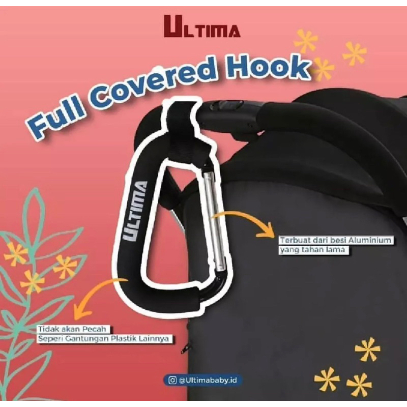 Ultima Mommy Hook for Baby Stroller Gantungan Tas Stroller