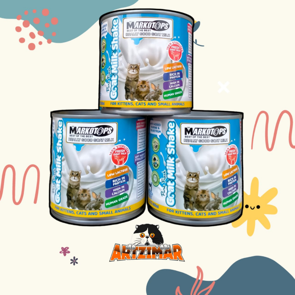 Susu Kambing Petopia Markotops Goat Milk Shake 400ml Puppy Kitten