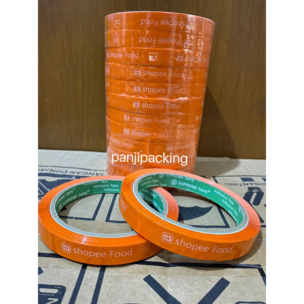 

ISOLASI LAKBAN ONLINE FOOD 0,5 INCH / 12 MM PROMO MURAH