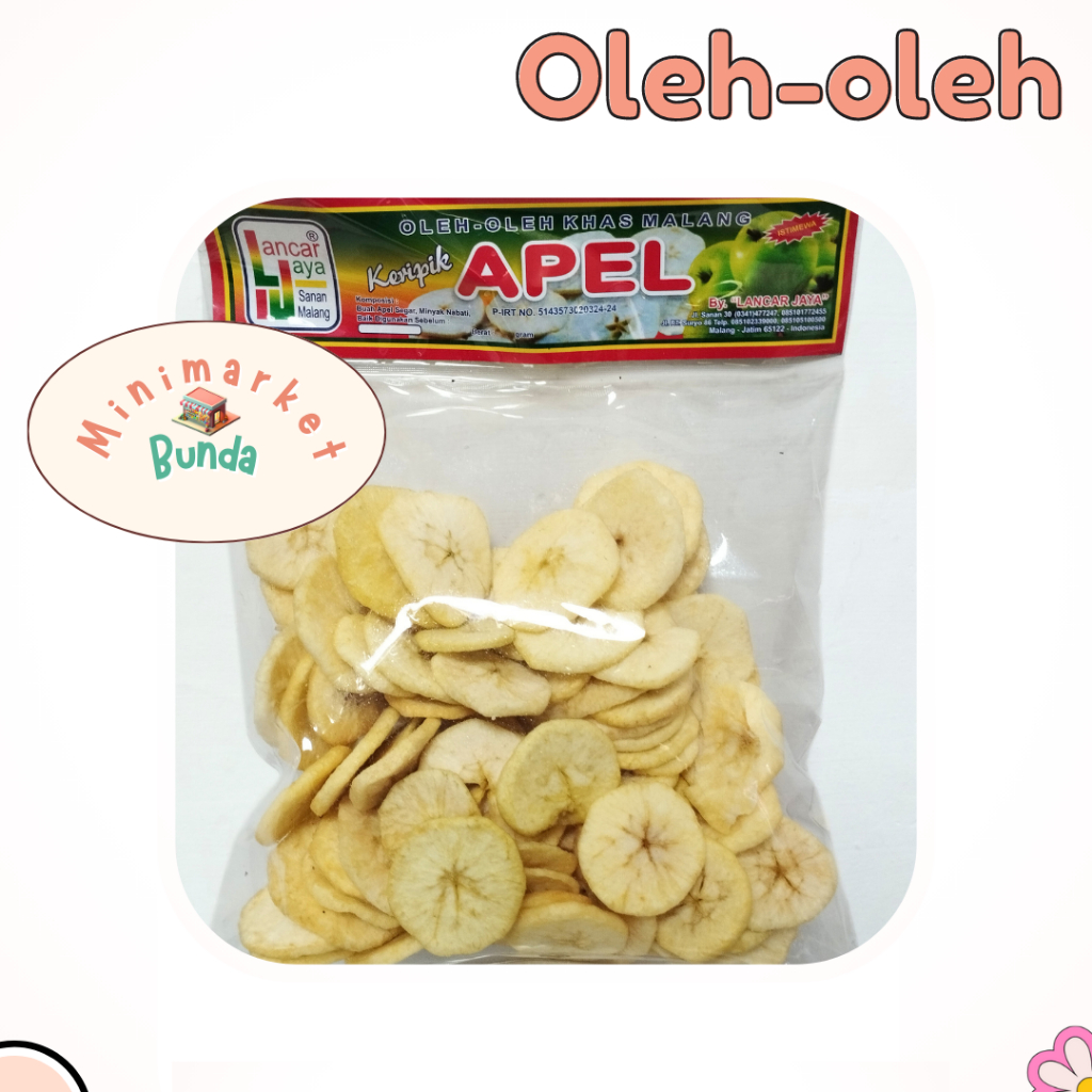 

Keripik Apel Istimewa [Oleh-Oleh Khas Malang] - camilan jajan buah