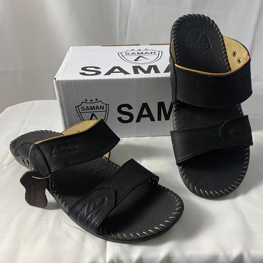 Sandal Kulit Pria Original SAMAN Kode ban 2