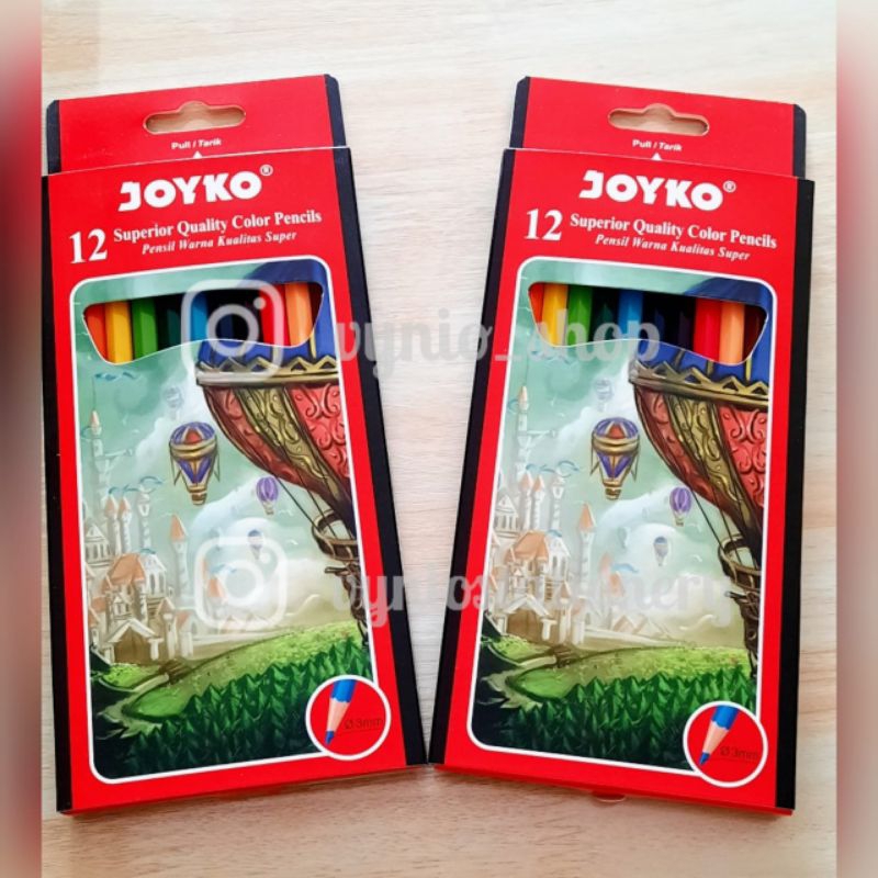 

PENSIL WARNA JOYKO CP-100 12 SUPERIOR / JOYKO 12 WARNA CP-100 / PENSIL WARNA JOYKO CP-100