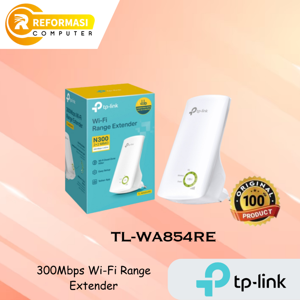 TP-Link TL-WA854RE 300Mbps Range Extender TPLINK  WA854RE