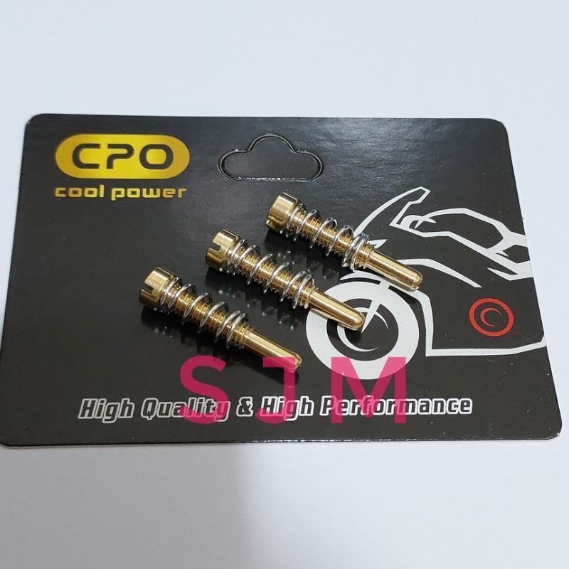 setelan angin stelan gas karburator pe 24 pe 26 cpo air screw baut setelan