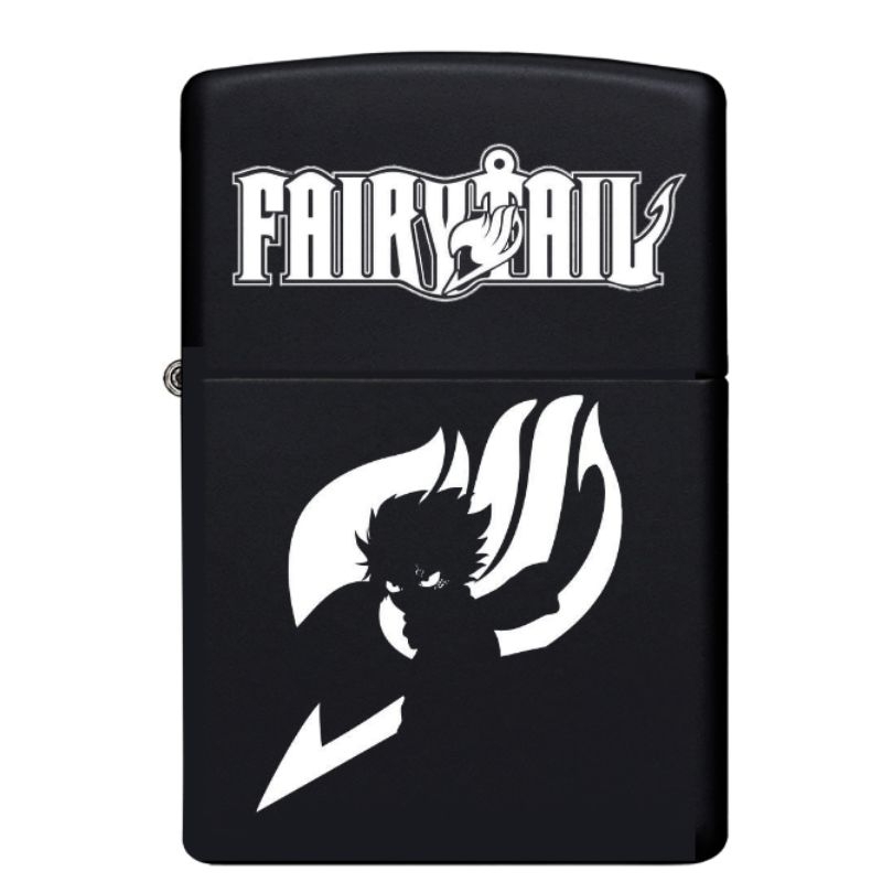 korek zippo Anime Fairy Tail grafir laser korek unik langka Anime