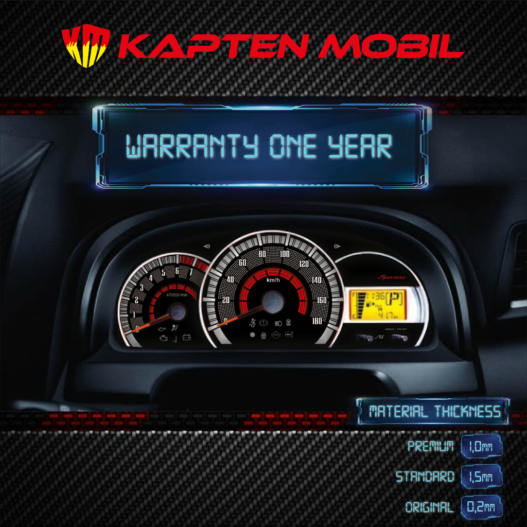 Custom Panel Speedometer Mobil Avanza Series Grand New