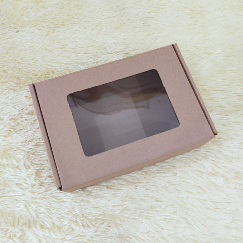 

Kotak Kue Box Kraft Dus Brownies Bolu Cokelat Pastry Packaging 21x15x6.5 cm